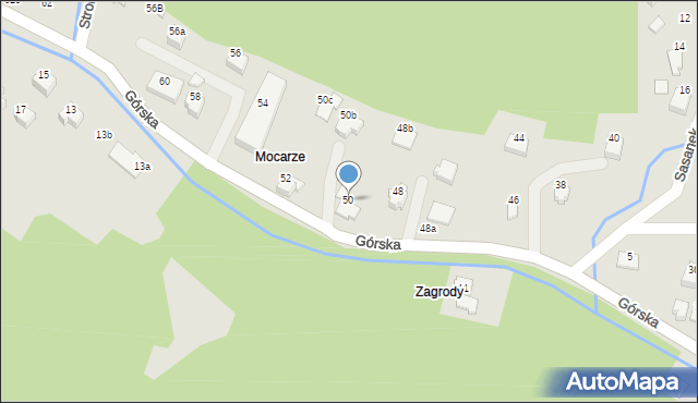 Szczyrk, Górska, 50, mapa Szczyrk