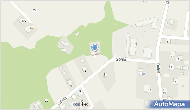 Szewna, Górna, 2, mapa Szewna