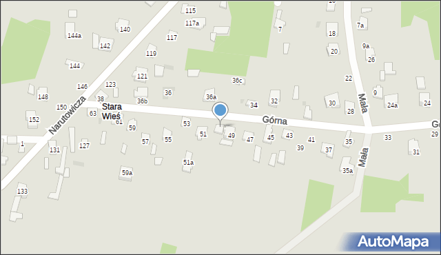 Szydłowiec, Górna, 49a, mapa Szydłowiec