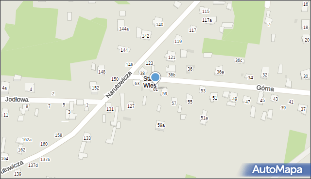 Szydłowiec, Górna, 61, mapa Szydłowiec