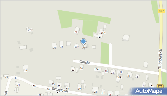 Tarnów, Górska, 19, mapa Tarnów