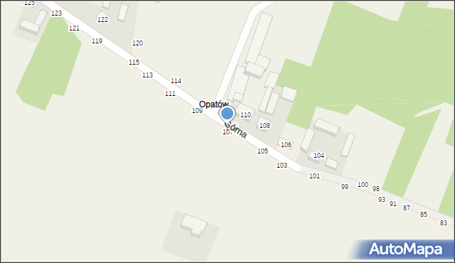 Toporów, Górna, 107, mapa Toporów