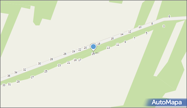 Toporów, Górna, 15, mapa Toporów