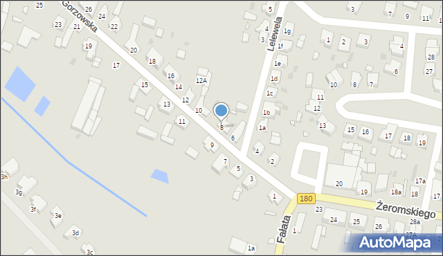 Trzcianka, Gorzowska, 8, mapa Trzcianka