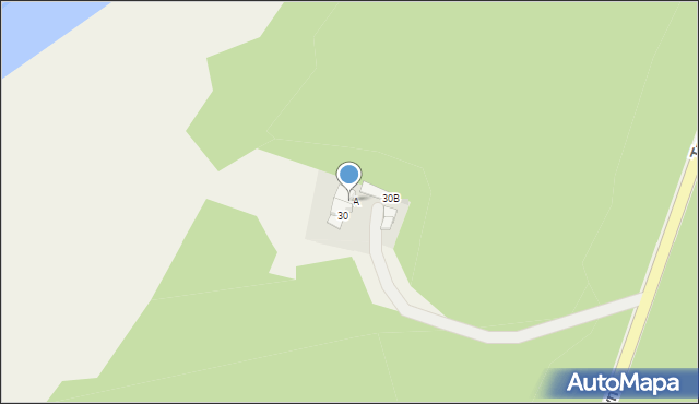 Trzebicz, Gorzowska, 30A, mapa Trzebicz