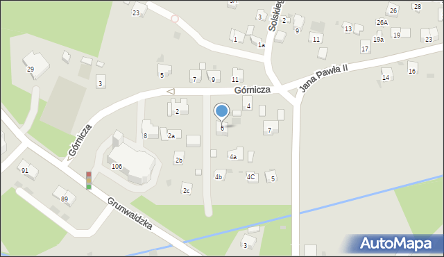 Trzebinia, Górnicza, 6, mapa Trzebinia