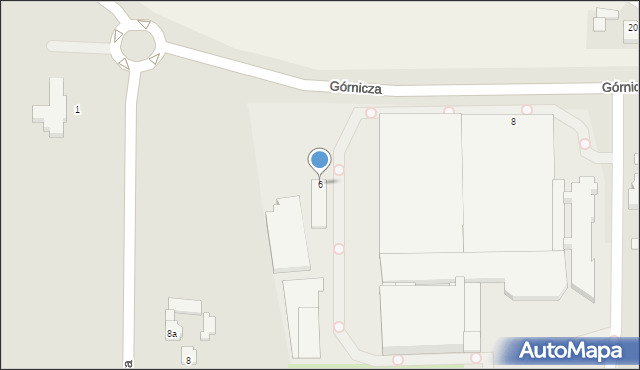 Turek, Górnicza, 6, mapa Turka