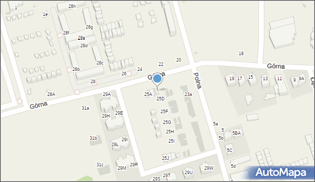 Ustronie Morskie, Górna, 25C, mapa Ustronie Morskie