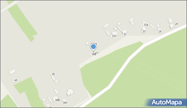 Wąchock, Górna, 34B, mapa Wąchock
