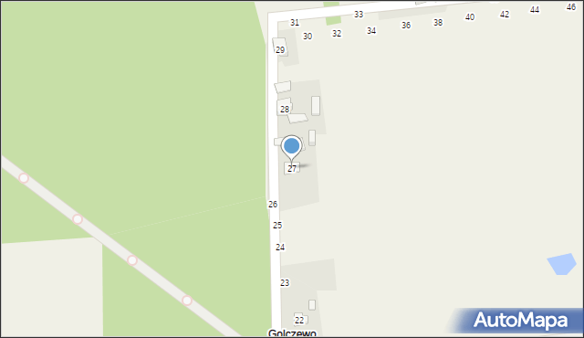 Wapiennik, Golczewska, 27, mapa Wapiennik