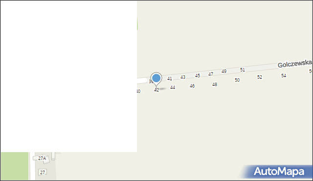 Wapiennik, Golczewska, 42, mapa Wapiennik