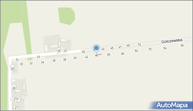 Wapiennik, Golczewska, 44, mapa Wapiennik