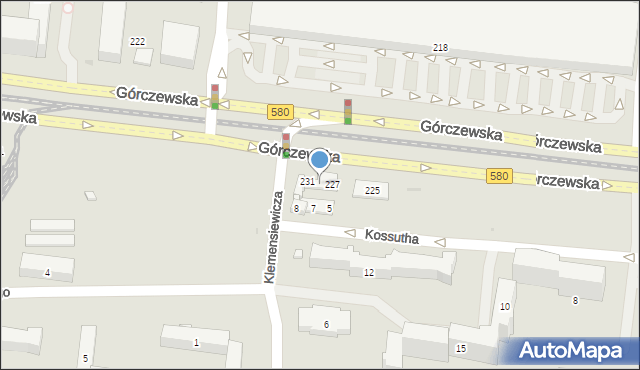 Warszawa, Górczewska, 229, mapa Warszawy