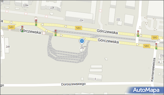 Warszawa, Górczewska, 241, mapa Warszawy