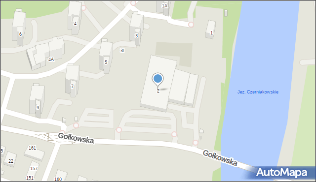 Warszawa, Gołkowska, 2, mapa Warszawy