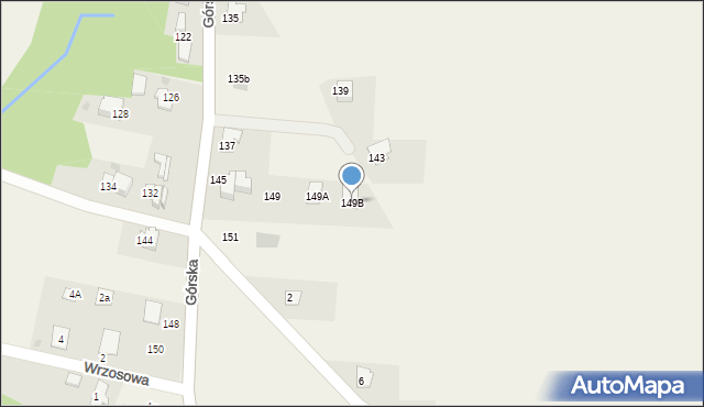 Wieprz, Górska, 149B, mapa Wieprz