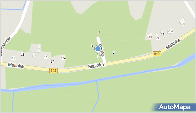 Wisła, Górska, 1, mapa Wisła