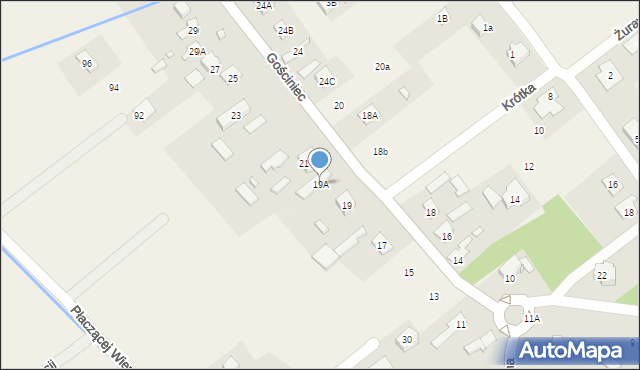 Wola Gołkowska, Gościniec, 19A, mapa Wola Gołkowska