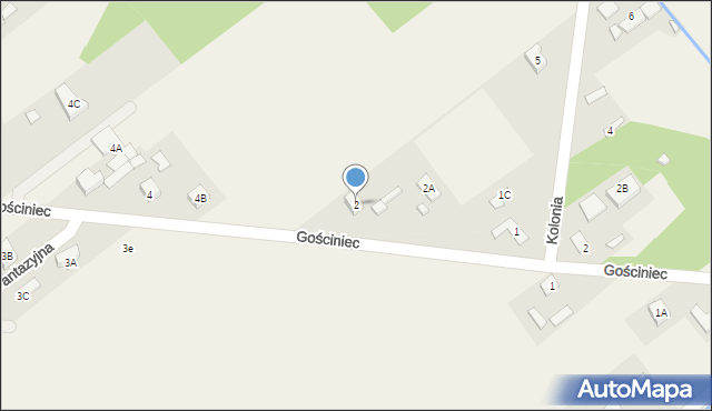 Wola Gołkowska, Gościniec, 2, mapa Wola Gołkowska