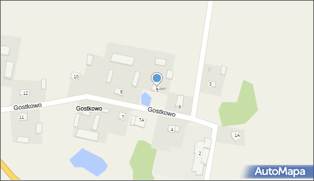 Wróblewko, Gostkowo, 5, mapa Wróblewko