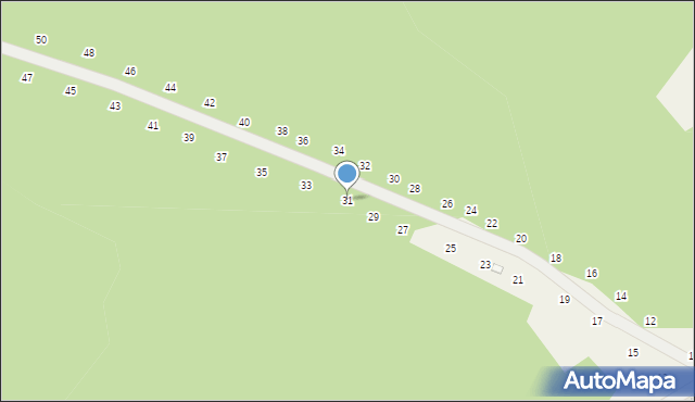 Będkowice, Grzybowa, 31, mapa Będkowice