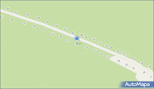 Będkowice, Grzybowa, 35, mapa Będkowice