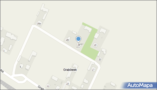 Bezwola, Grabówka, 18, mapa Bezwola