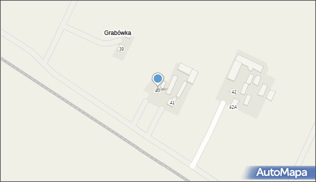 Bezwola, Grabówka, 40, mapa Bezwola