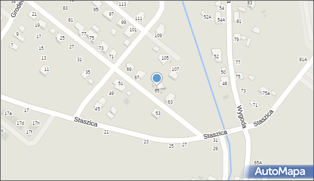 Bochnia, Grodeckiego Romana, 65, mapa Bochni