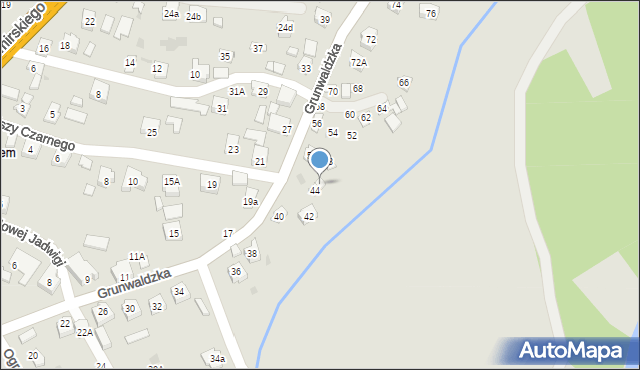 Boguchwała, Grunwaldzka, 46, mapa Boguchwała