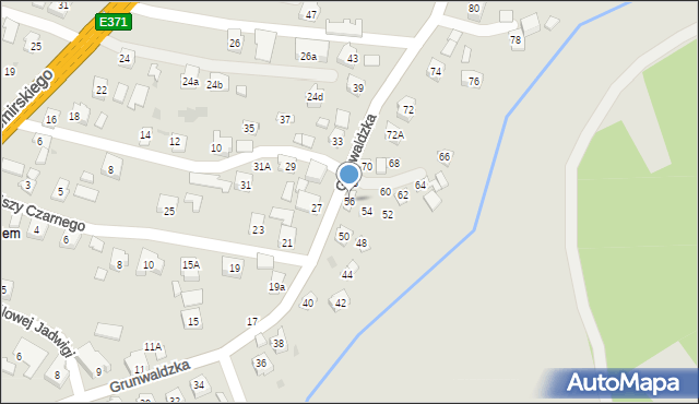 Boguchwała, Grunwaldzka, 56, mapa Boguchwała