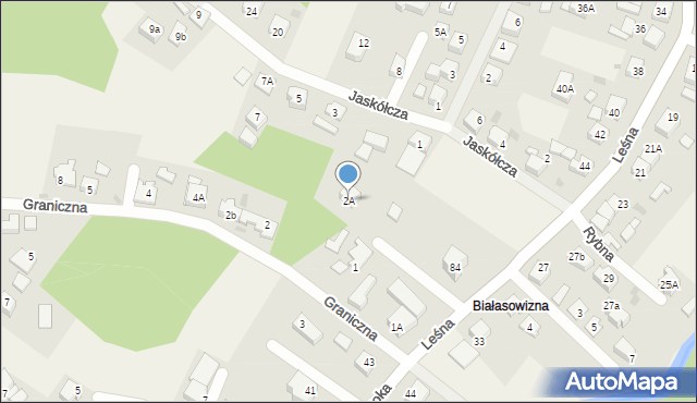 Bolszewo, Graniczna, 2A, mapa Bolszewo