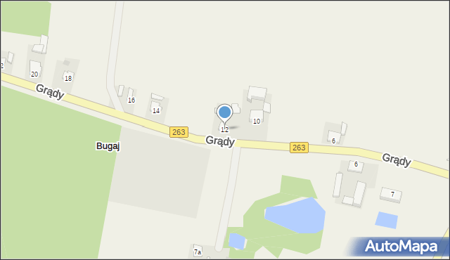 Brdów, Grądy Brdowskie, 14, mapa Brdów