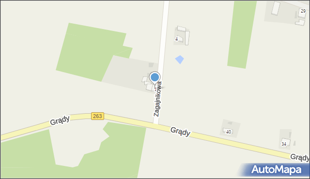 Brdów, Grądy Brdowskie, 6, mapa Brdów