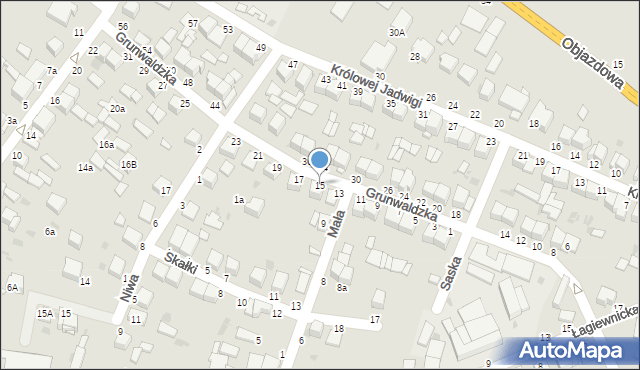 Busko-Zdrój, Grunwaldzka, 15, mapa Busko-Zdrój