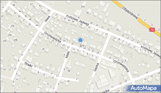 Busko-Zdrój, Grunwaldzka, 26, mapa Busko-Zdrój