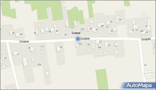 Chełm, Grabie, 52, mapa Chełma
