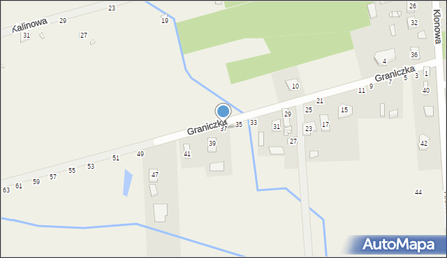 Chojnów, Graniczka, 37, mapa Chojnów