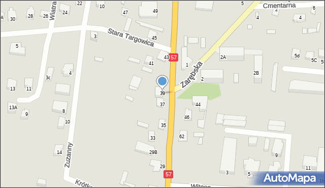 Chorzele, Grunwaldzka, 39, mapa Chorzele