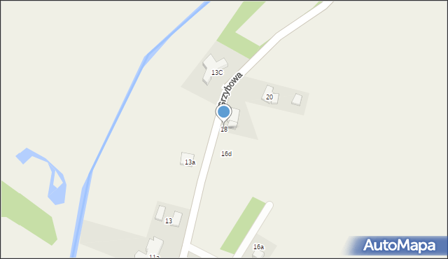 Ćwiklice, Grzybowa, 18, mapa Ćwiklice