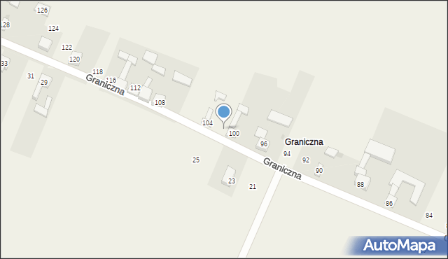 Cynków, Graniczna, 102, mapa Cynków