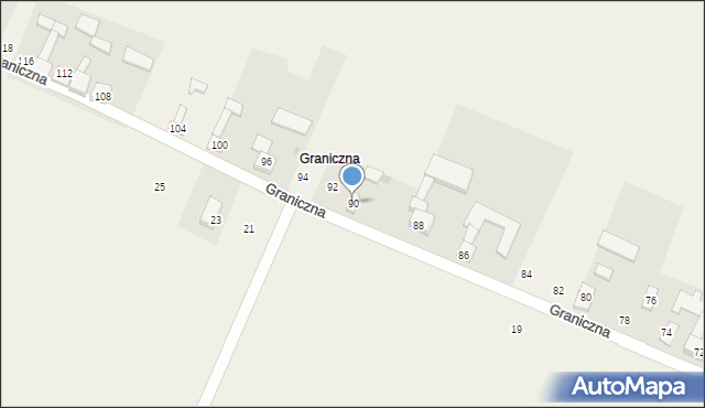 Cynków, Graniczna, 90, mapa Cynków