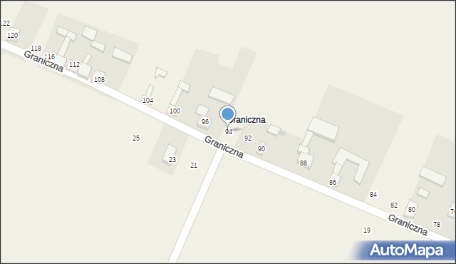 Cynków, Graniczna, 94, mapa Cynków