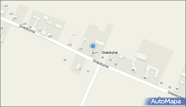 Cynków, Graniczna, 96, mapa Cynków