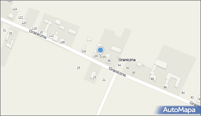 Cynków, Graniczna, 98, mapa Cynków