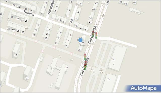 Czeladź, Grodziecka, 37, mapa Czeladź