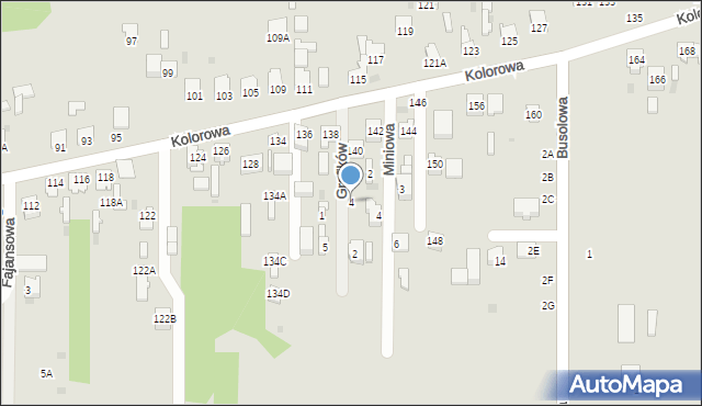 Częstochowa, Grafików, 4, mapa Częstochowy