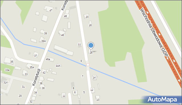 Dąbrowa Górnicza, Gruntowa, 16, mapa Dąbrowa Górnicza