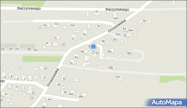 Dąbrowa Tarnowska, Gruszowska, 56b, mapa Dąbrowa Tarnowska