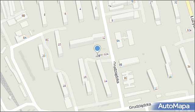 Dobre Miasto, Grudziądzka, 12B, mapa Dobre Miasto